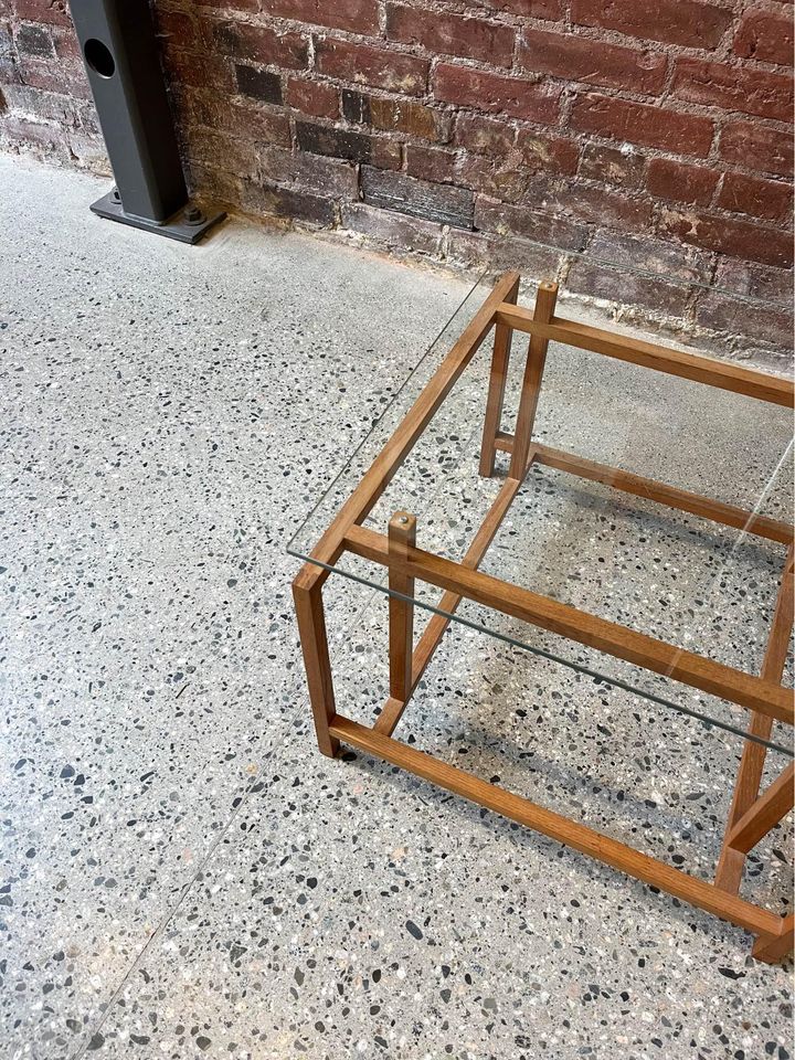 1960s Danish Teak and Glass End Tables by Henning Norgaard