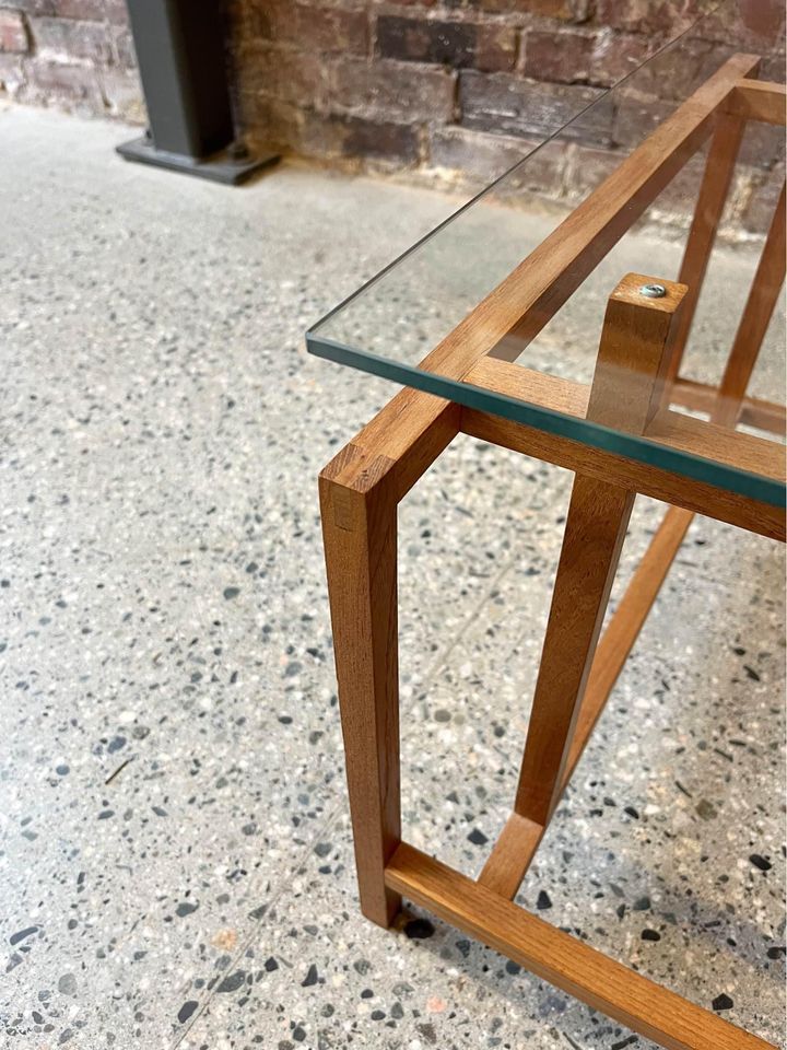 1960s Danish Teak and Glass End Tables by Henning Norgaard