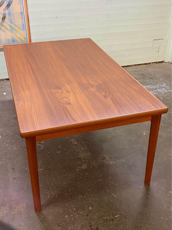 1960s Large Scale Danish Teak Dining Table