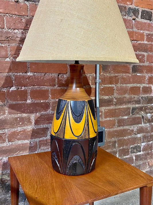 1960s Mid Century Ceramic Lamp