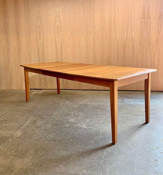 1960s Mid Century SOLID TEAK Dining Table