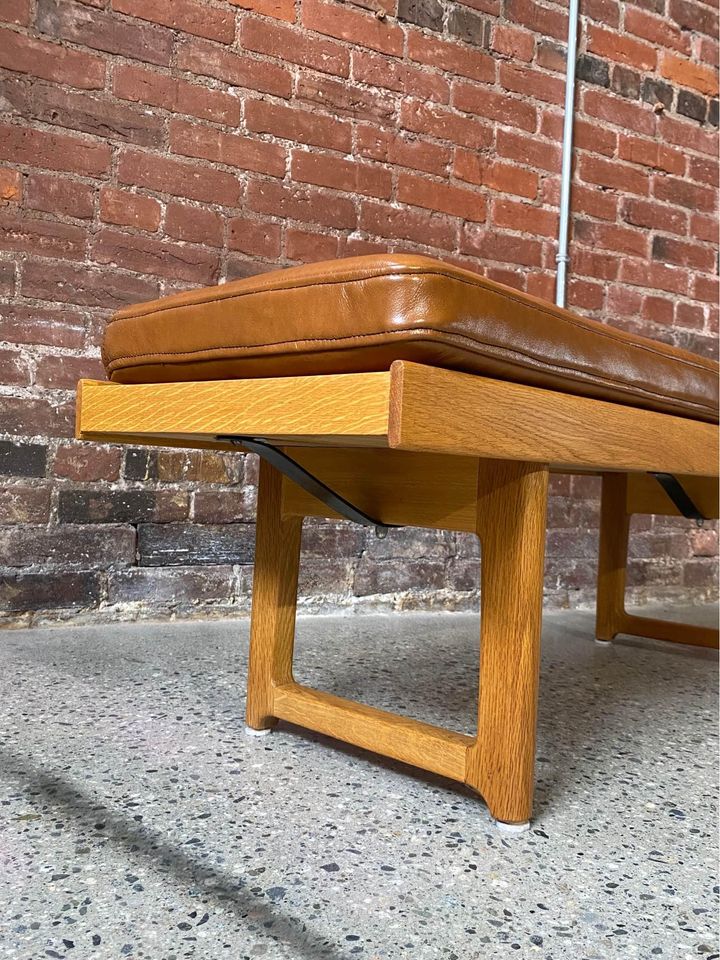 1960s Norwegian Oak Coffee Table Bench by Torbjørn Afdal