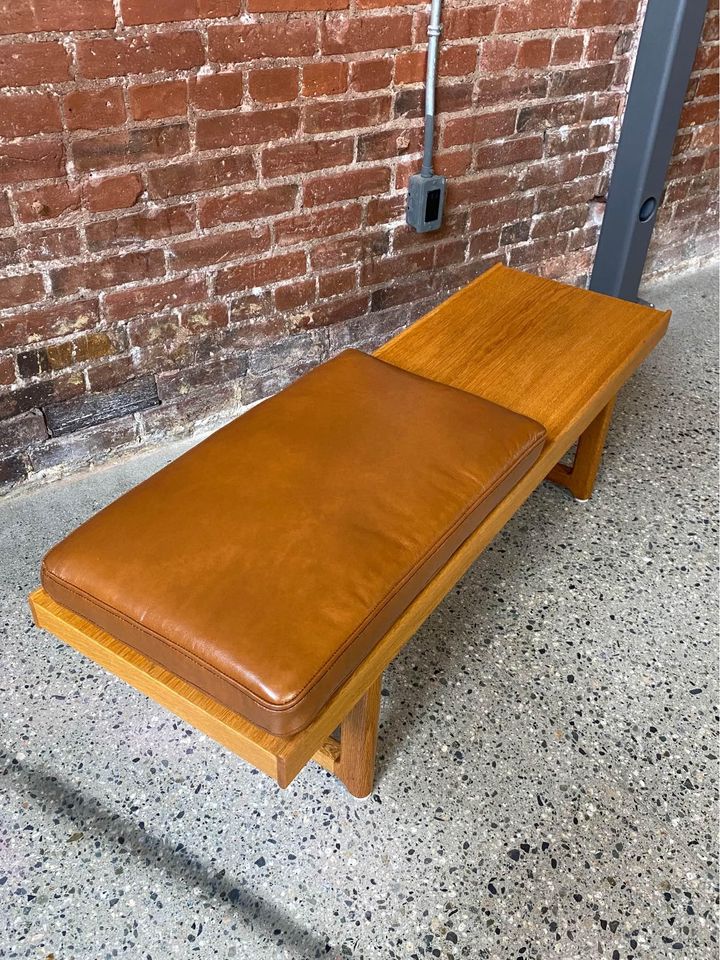 1960s Norwegian Oak Coffee Table Bench by Torbjørn Afdal