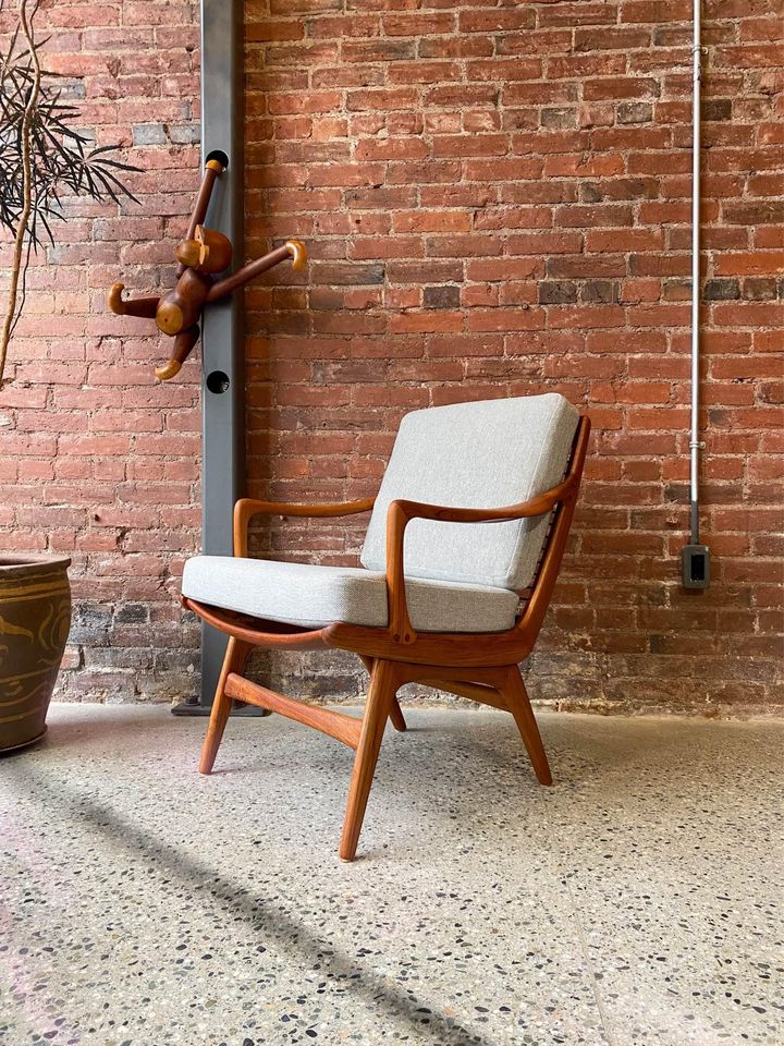 1960s Norwegian Teak Lounge Chair Gerhard Berg