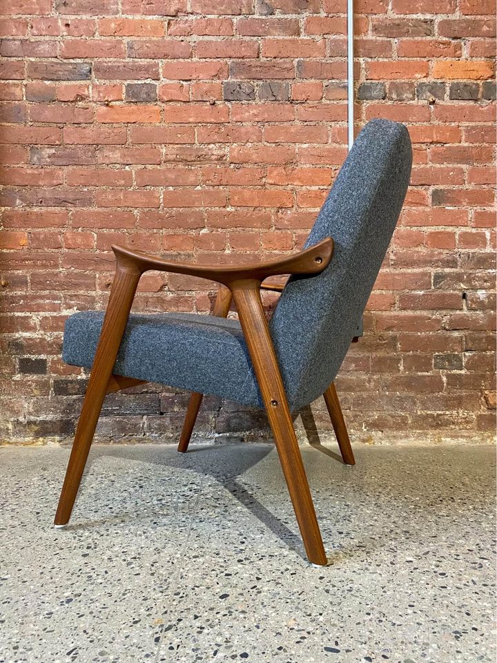 1960s Norwegian Teak Lounge Chair by Møre Lenestol Fabrikk