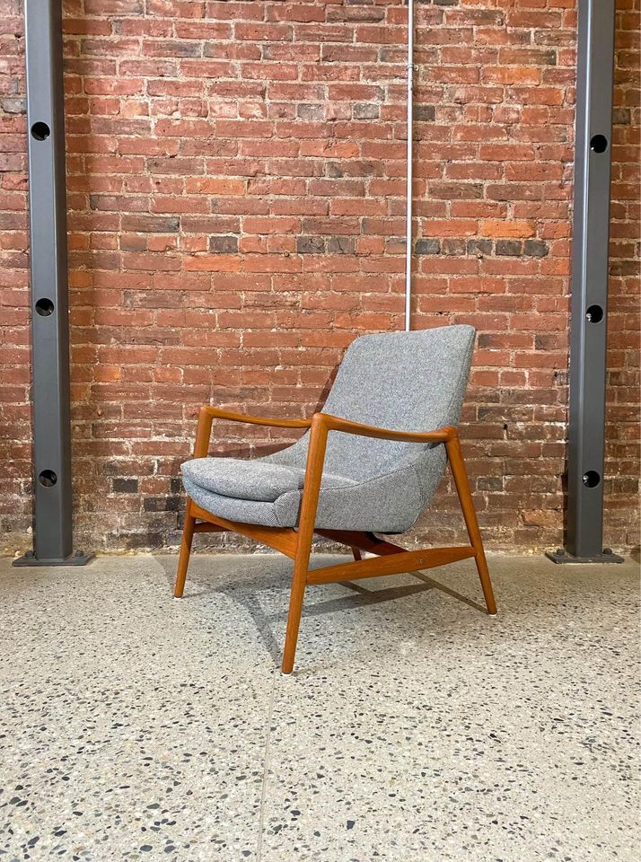 1960s Norwegian Teak Lounge Chair by Rastad and Relling