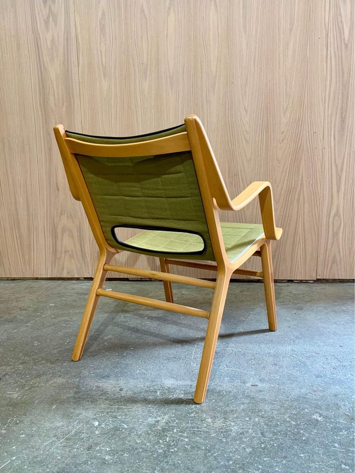 1960s Occasional “Axe” Chair by Peter Hvidt for Fritz Hansen