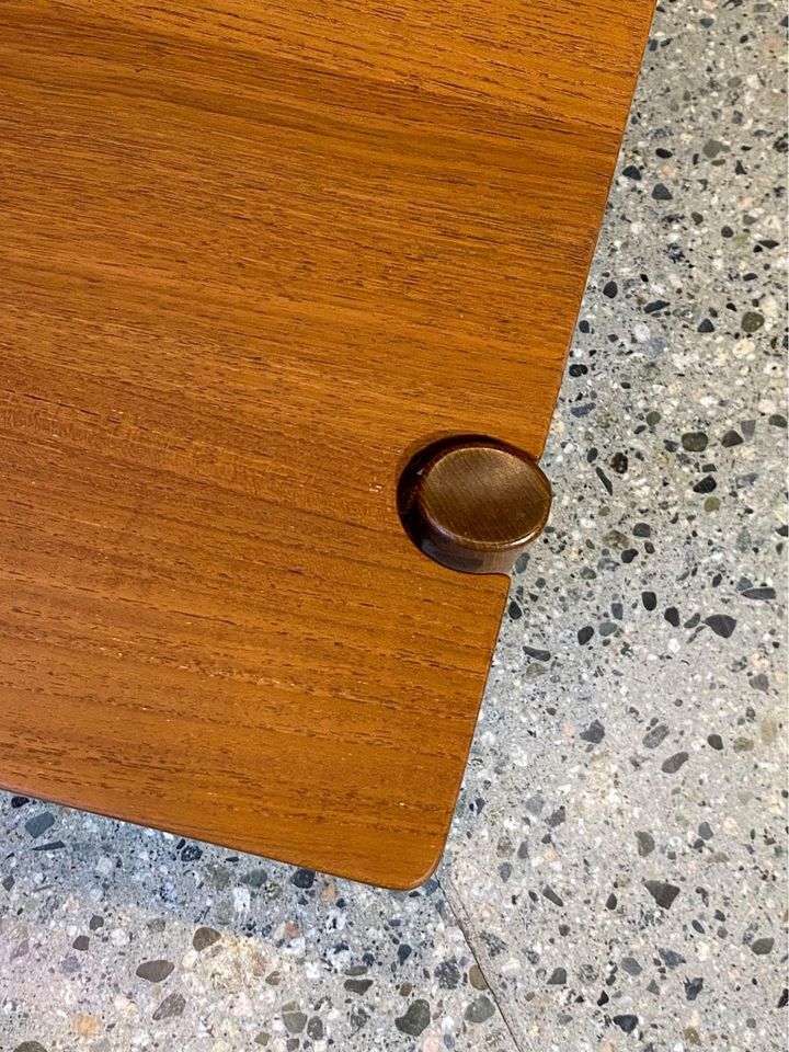 1960s Solid Teak Coffee Table by Peter Hvidt