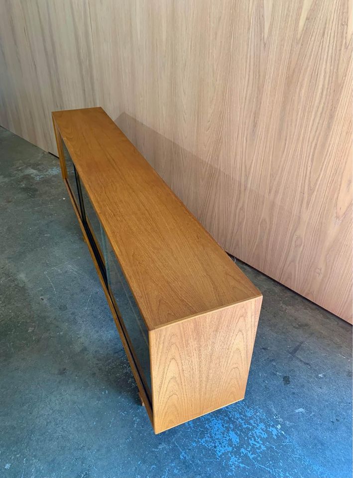 1960s Teak Hutch Credenza TV Stand