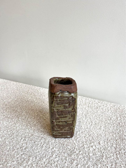 Sang-de-boeuf stoneware vase by Lane Gordon Thorlaksson