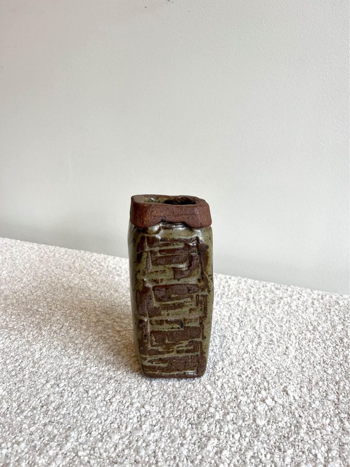 Sang-de-boeuf stoneware vase by Lane Gordon Thorlaksson