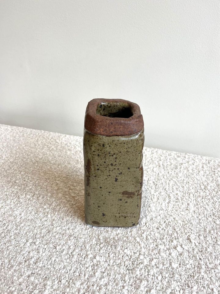 Sang-de-boeuf stoneware vase by Lane Gordon Thorlaksson