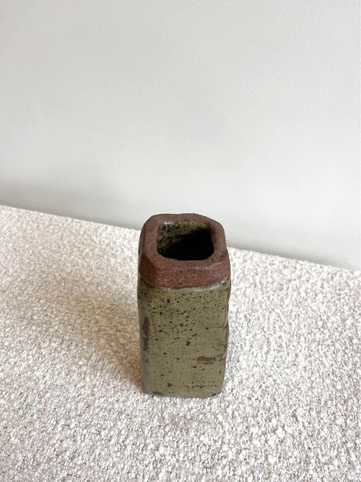 Sang-de-boeuf stoneware vase by Lane Gordon Thorlaksson