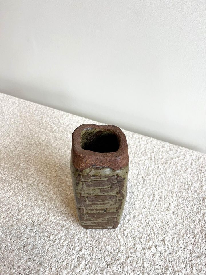 Sang-de-boeuf stoneware vase by Lane Gordon Thorlaksson