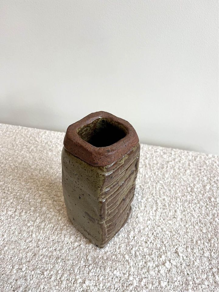 Sang-de-boeuf stoneware vase by Lane Gordon Thorlaksson