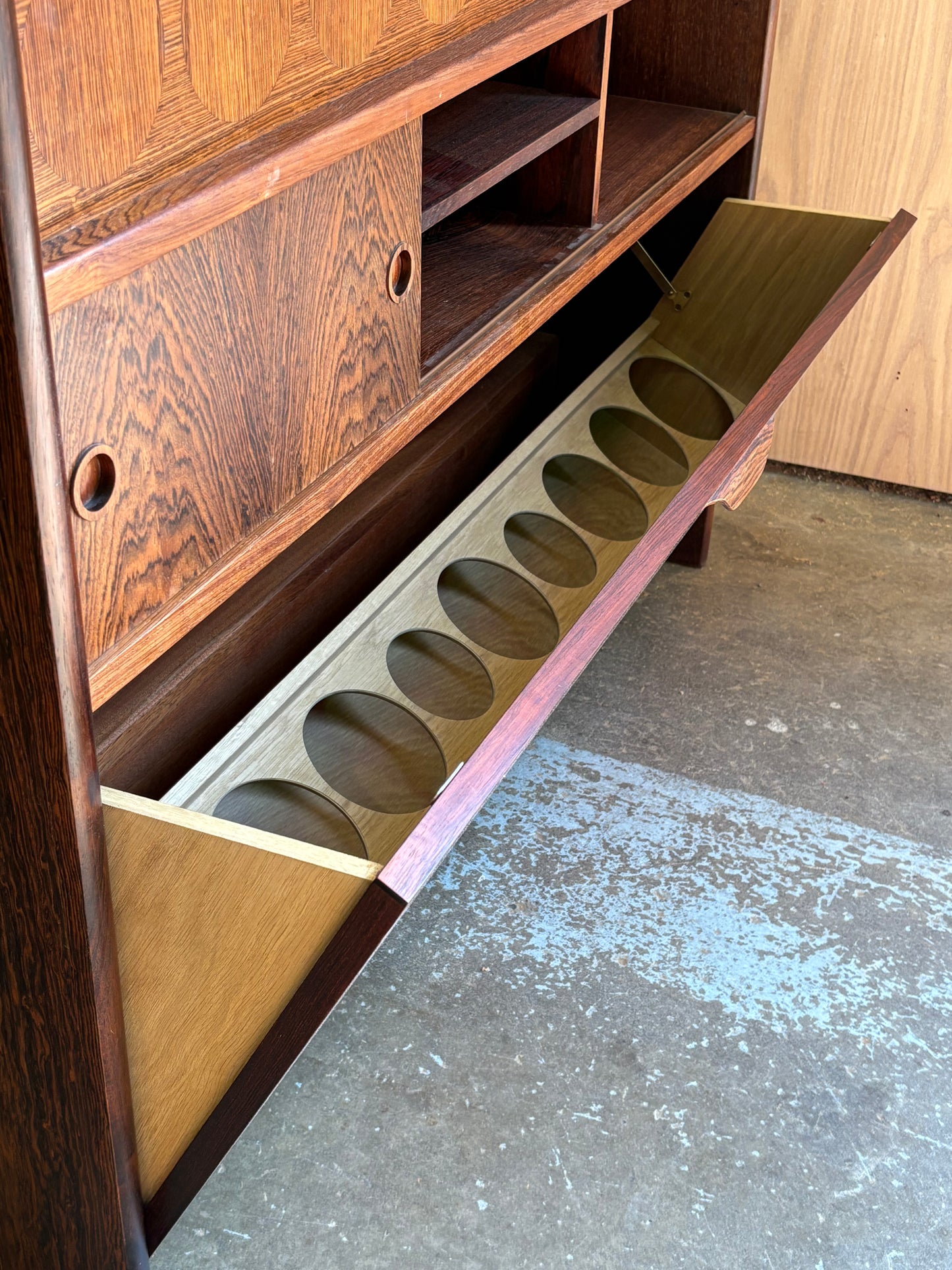 1960s Brazilian Rosewood Bar Set by Johannes Andersen