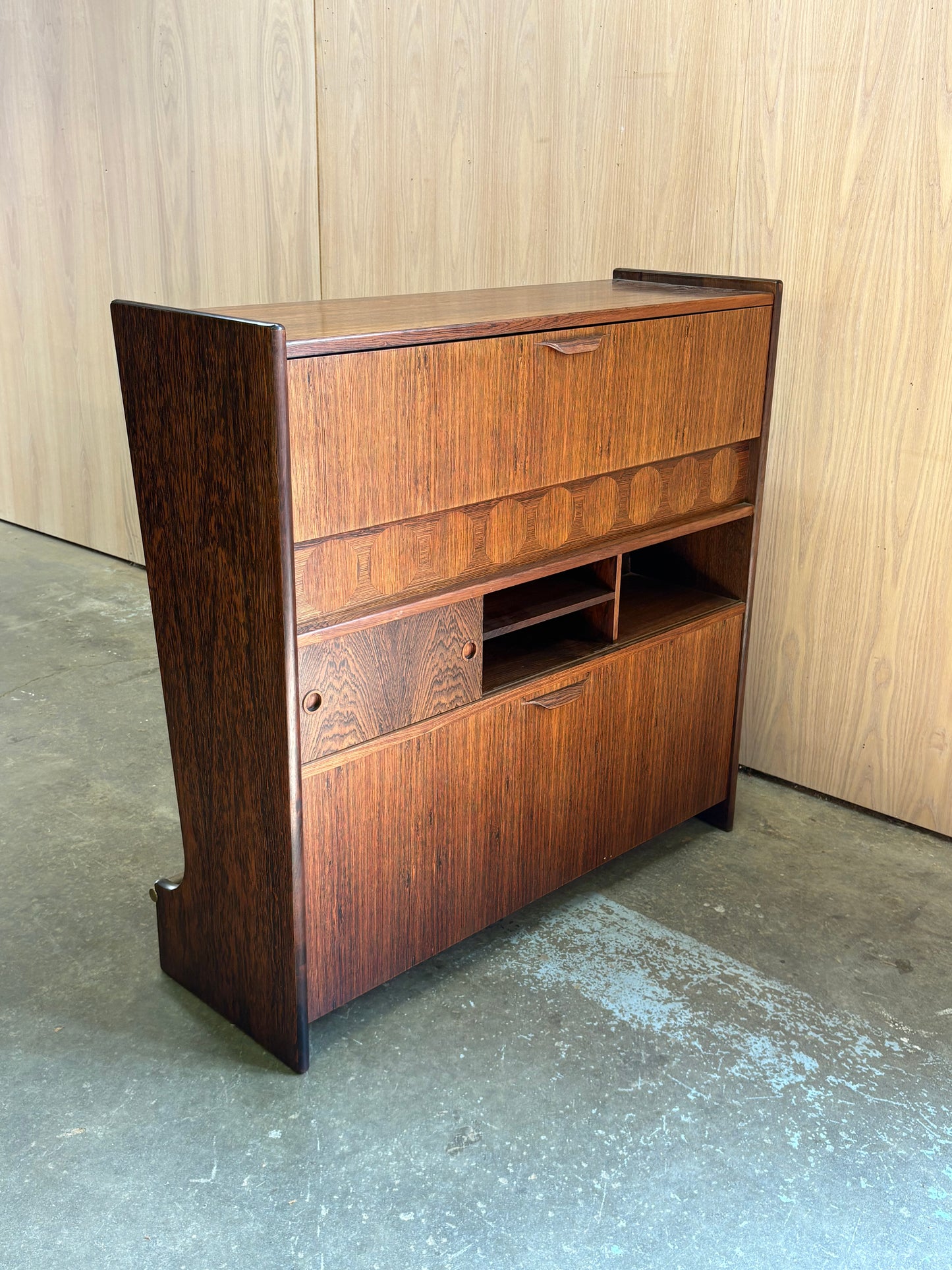 1960s Brazilian Rosewood Bar Set by Johannes Andersen