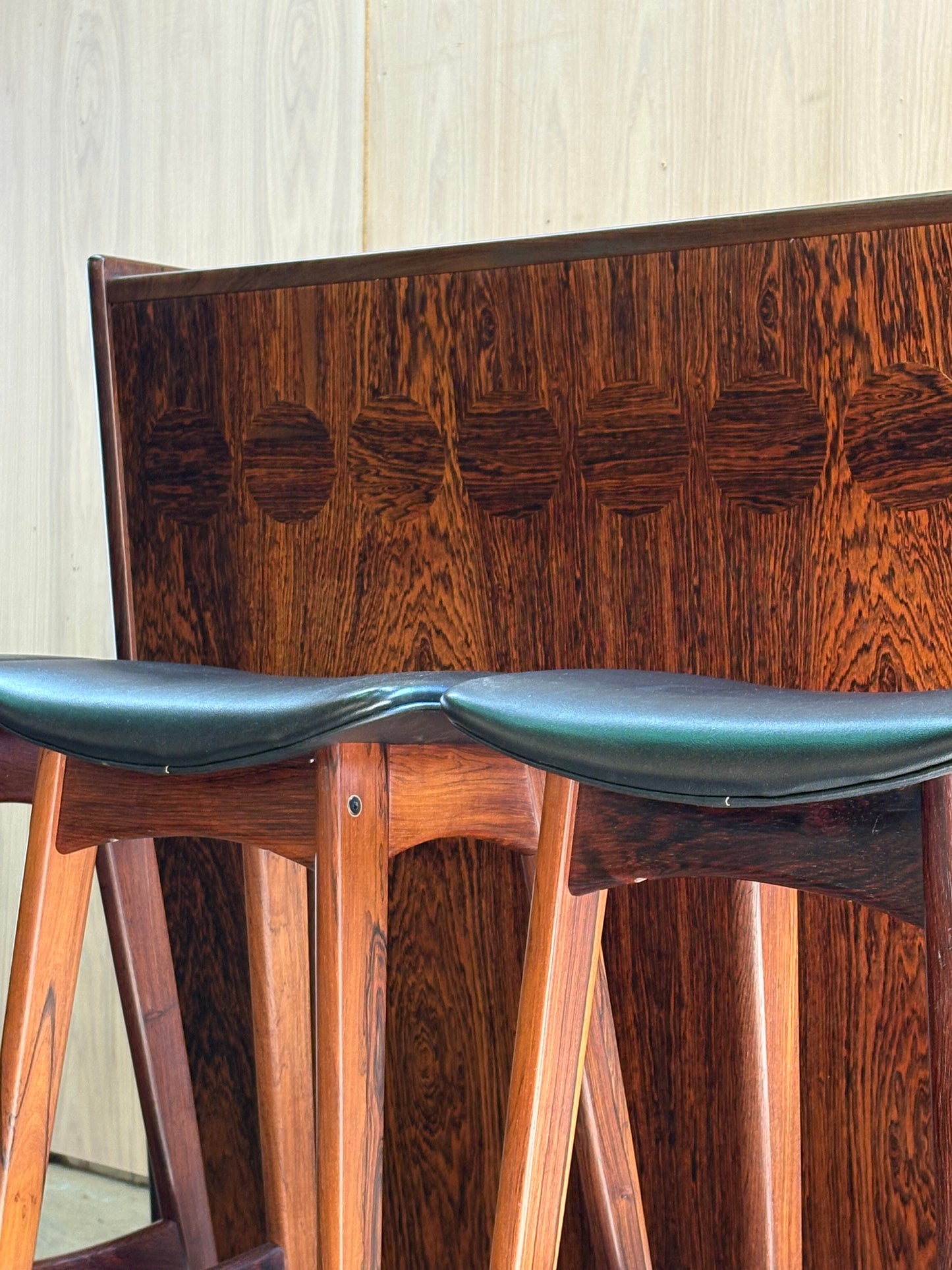 1960s Brazilian Rosewood Bar Set by Johannes Andersen