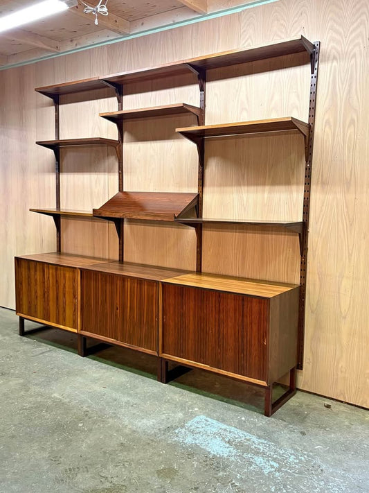 1960s Brazilian Rosewood Modular Bookcase System Cado by Poul Cadovius