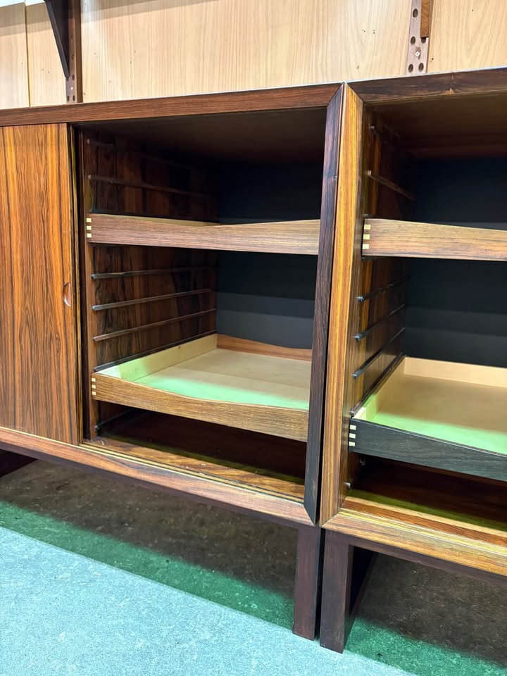1960s Brazilian Rosewood Modular Bookcase System Cado by Poul Cadovius