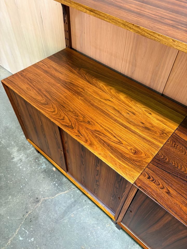 1960s Brazilian Rosewood Modular Bookcase System Cado by Poul Cadovius