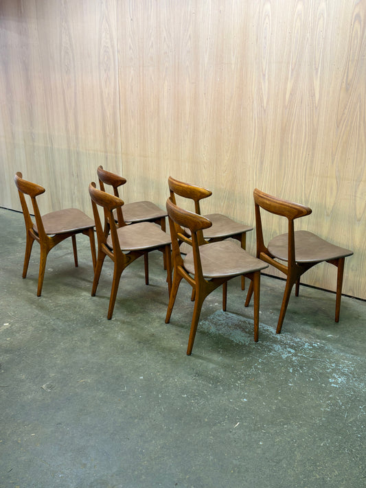 1960s Danish Dining Chairs by Kurt Ostervig