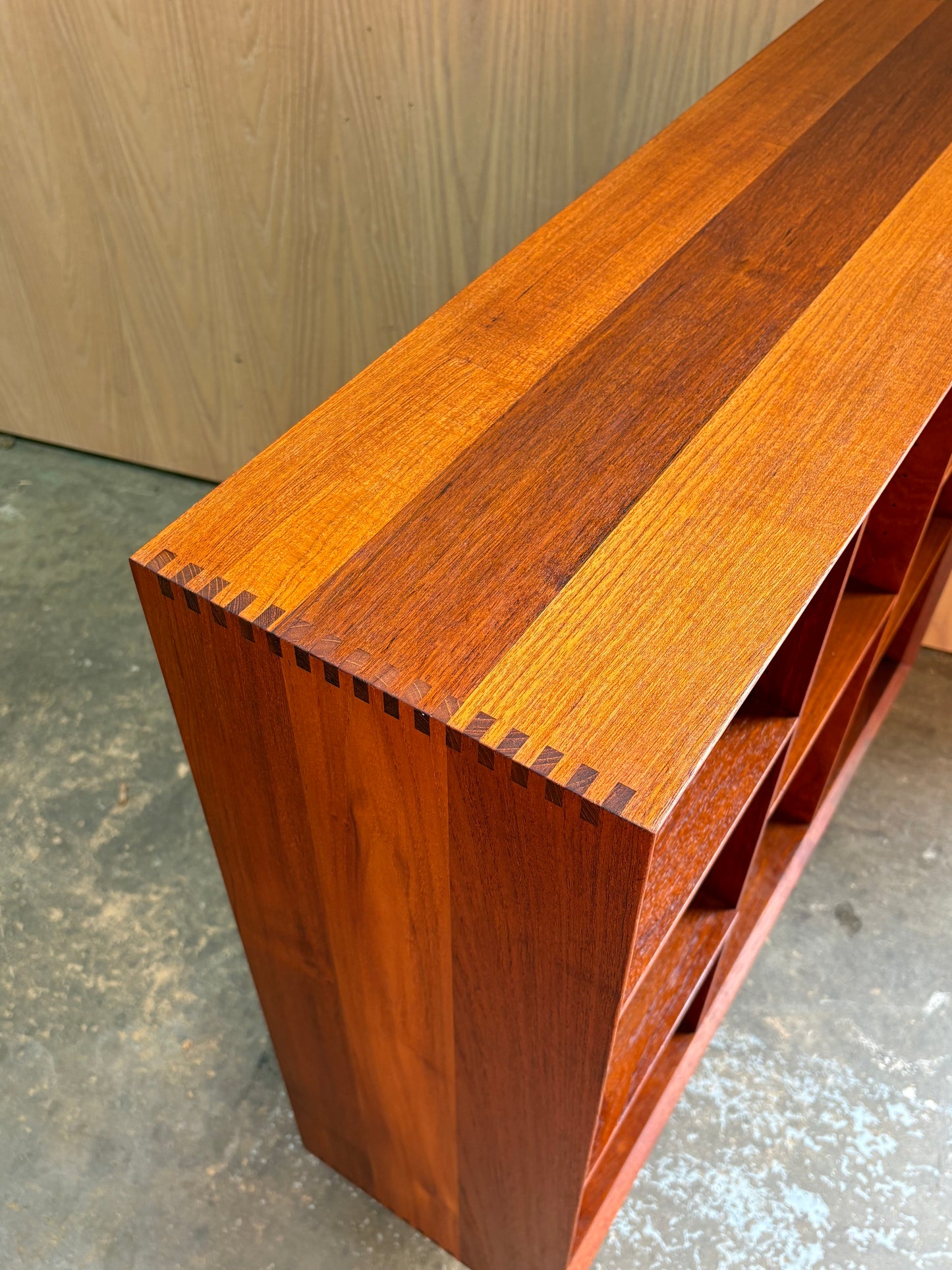 1960s Danish Solid Teak Bookcase by Peter Hvidt for Soborg Møbelfabrik