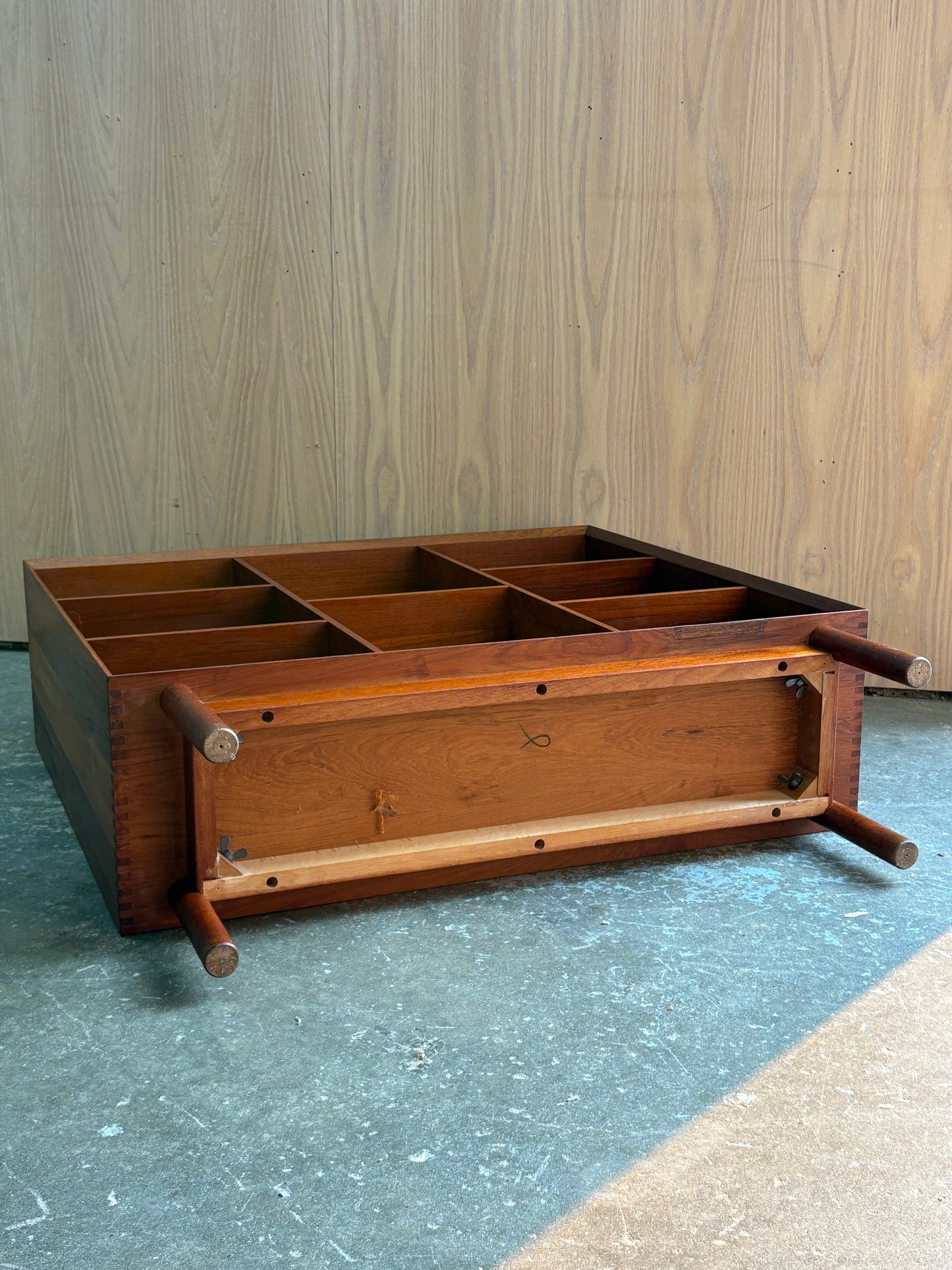 1960s Danish Solid Teak Bookcase by Peter Hvidt for Soborg Møbelfabrik