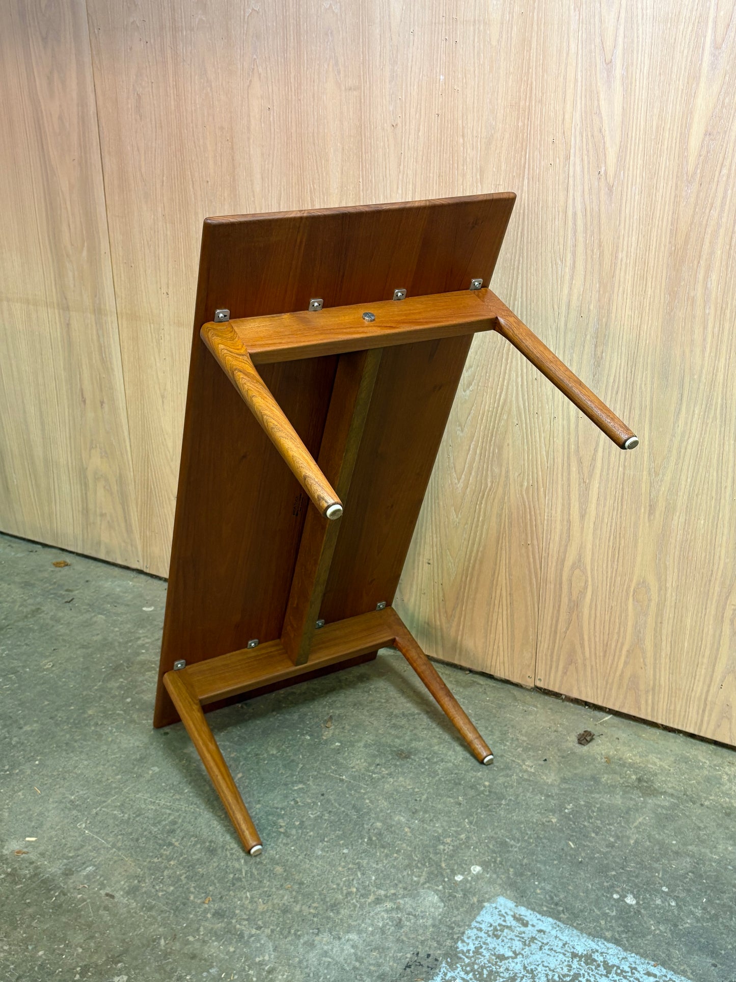 1960s Danish Solid Teak Coffee Table by Hans Wegner