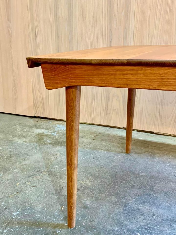 1960s Danish Solid Teak Dining Table by Finn Juhl