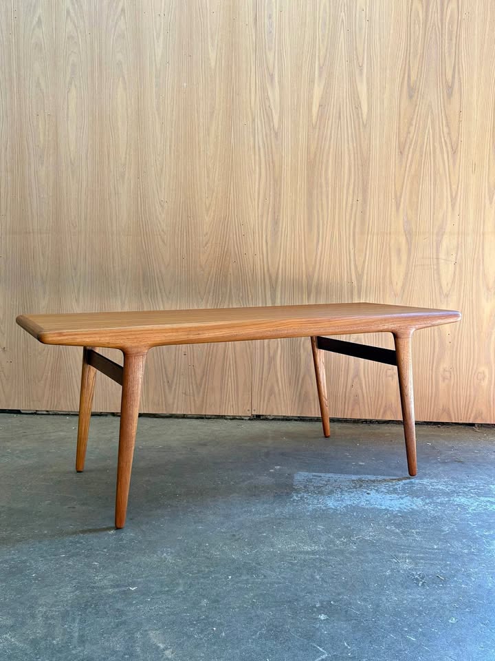 1960s Danish Teak Coffee Table by Niels Møller