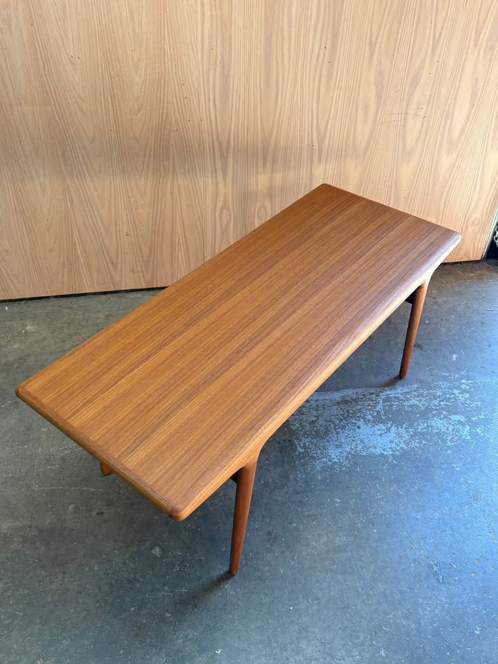 1960s Danish Teak Coffee Table by Niels Møller