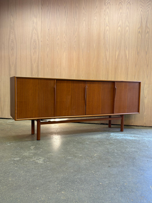 1960s Danish Teak Credenza by Gunni Oman for Axel Christiansen