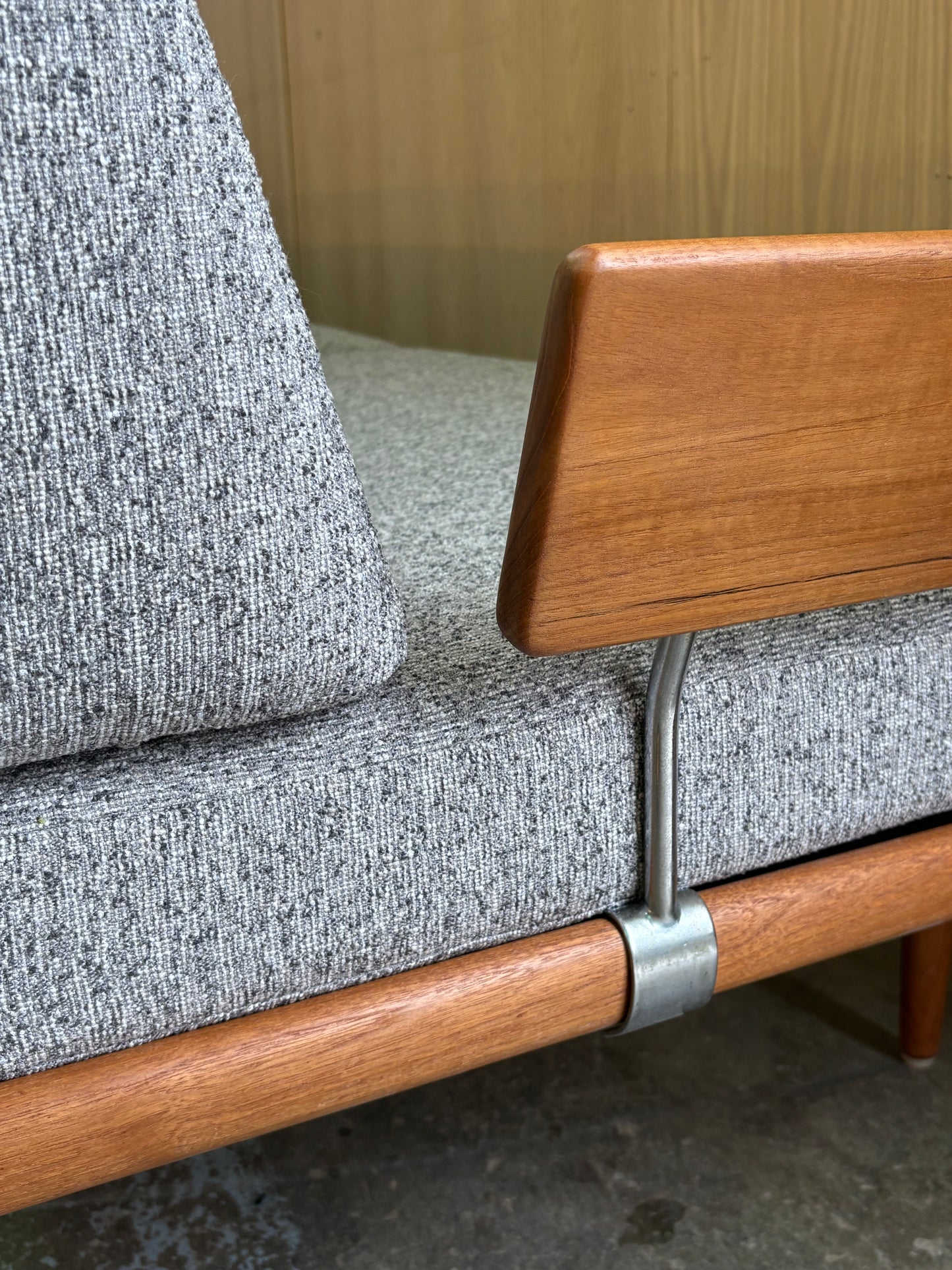 1960s Danish Teak Modular Daybed  Sofa by Peter Hvidt