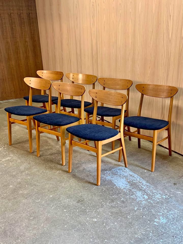 1960s Danish Teak Dining Chairs by Farstrup