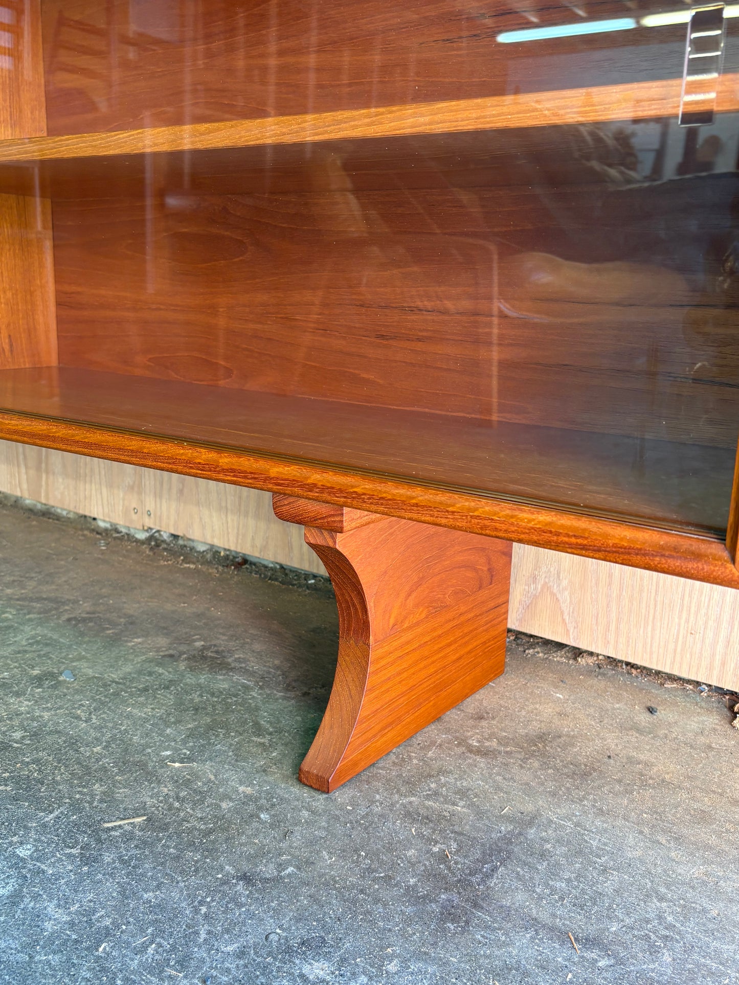 1960s Danish Teak Display Cabinet by ACO Møbler