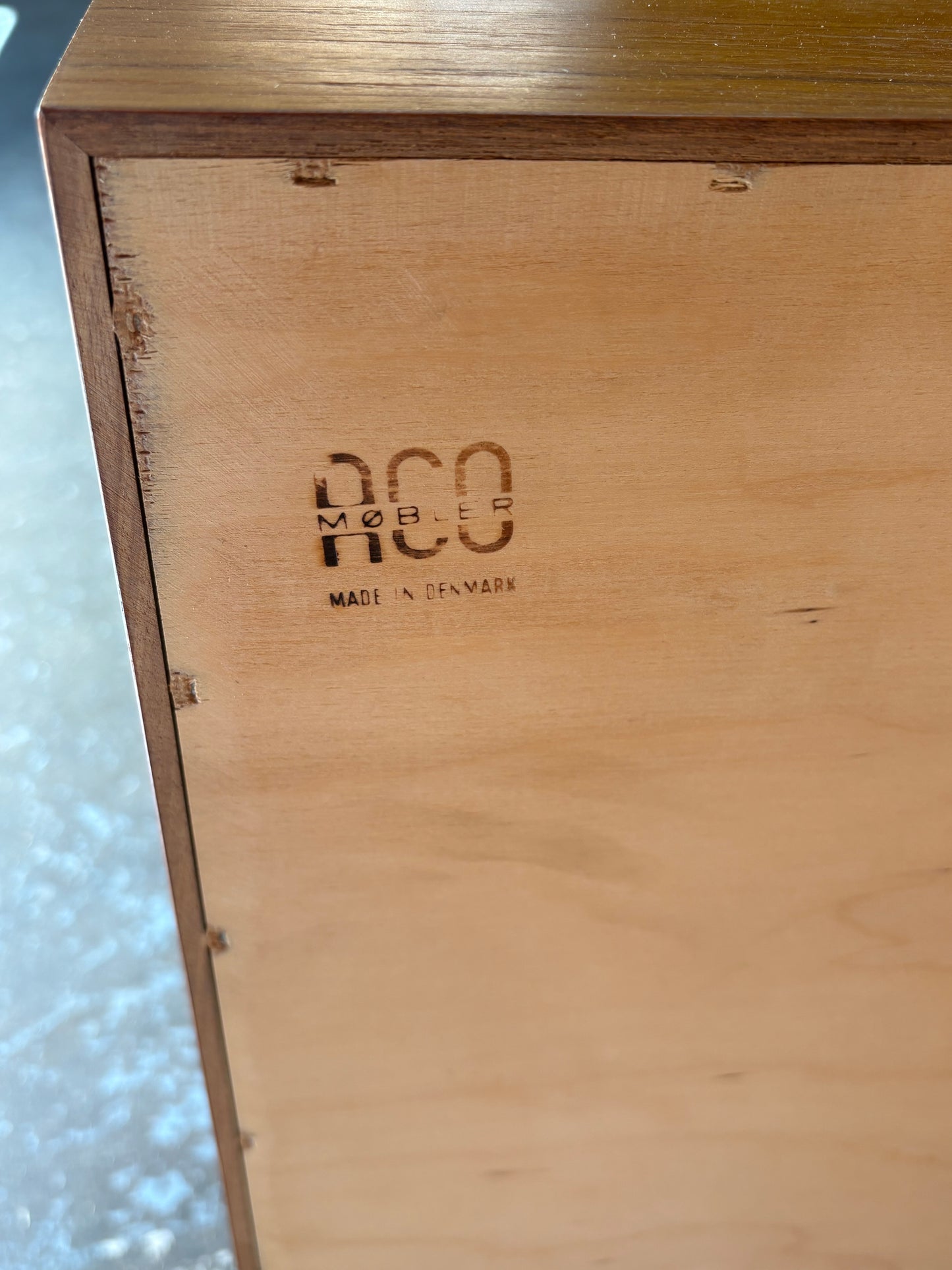 1960s Danish Teak Display Cabinet by ACO Møbler