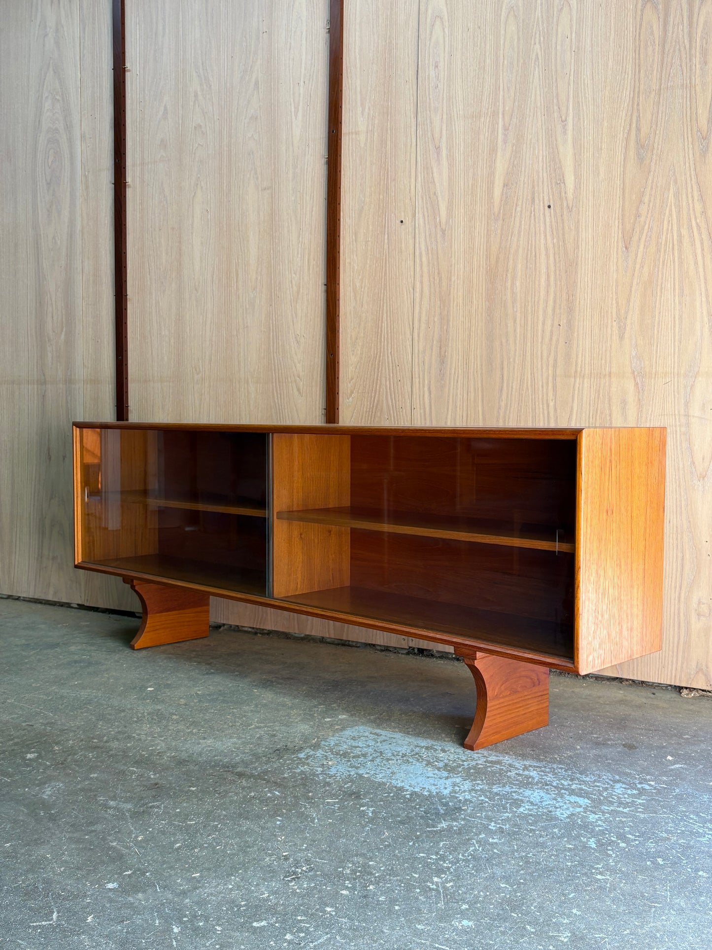 1960s Danish Teak Display Cabinet by ACO Møbler