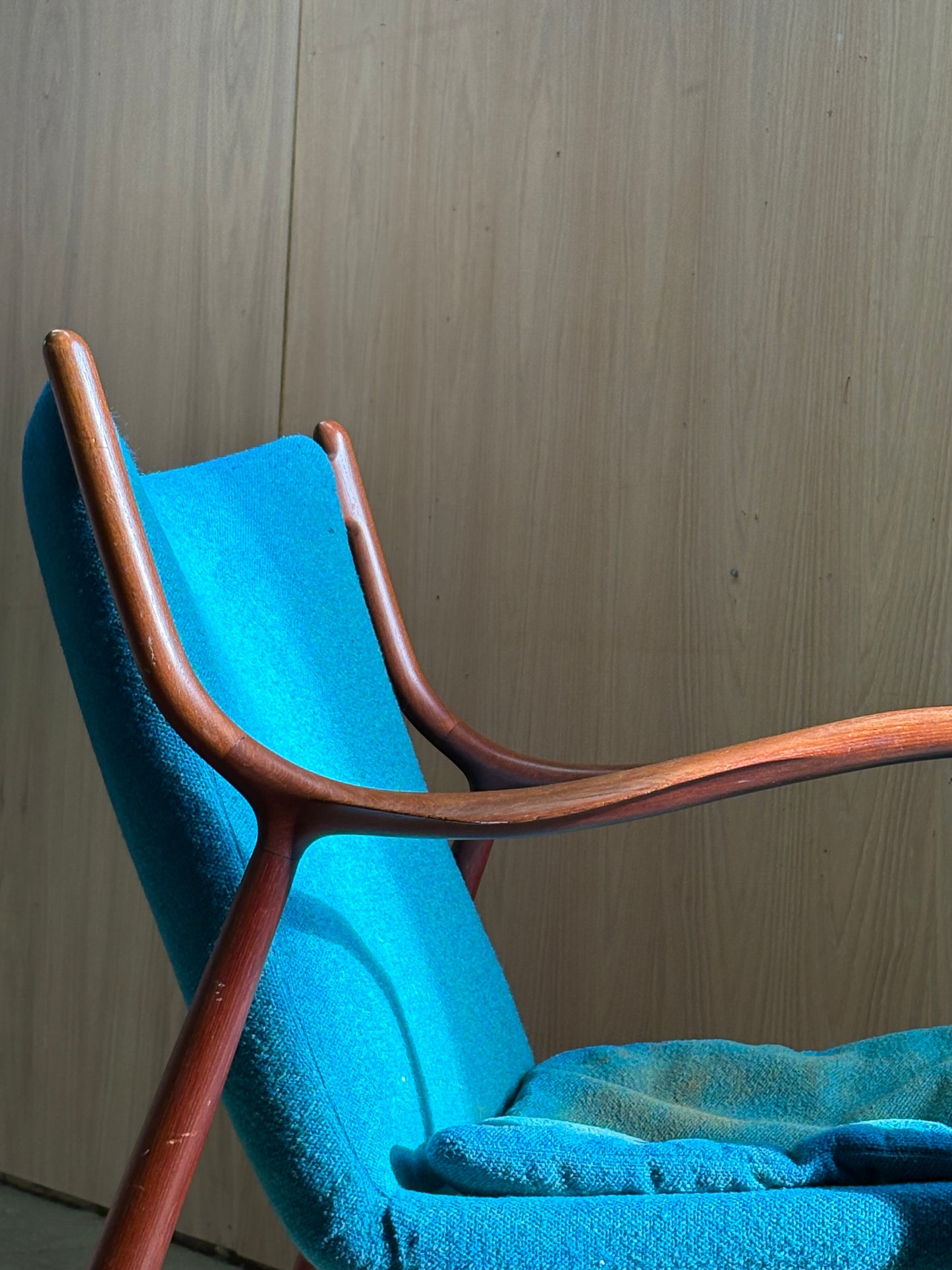 1960s Danish Teak Easy Chair — Model NV45 by Finn Juhl for Niels Vodder