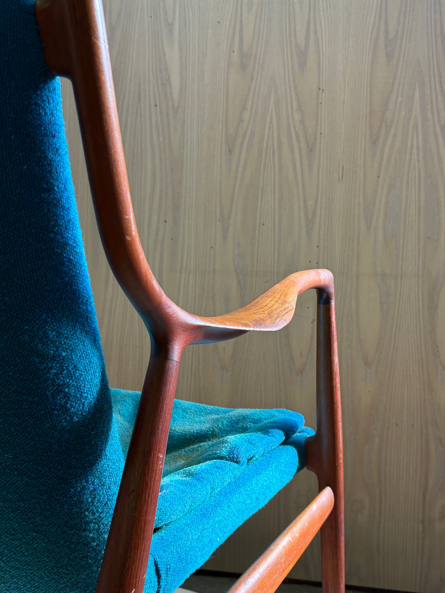 1960s Danish Teak Easy Chair — Model NV45 by Finn Juhl for Niels Vodder