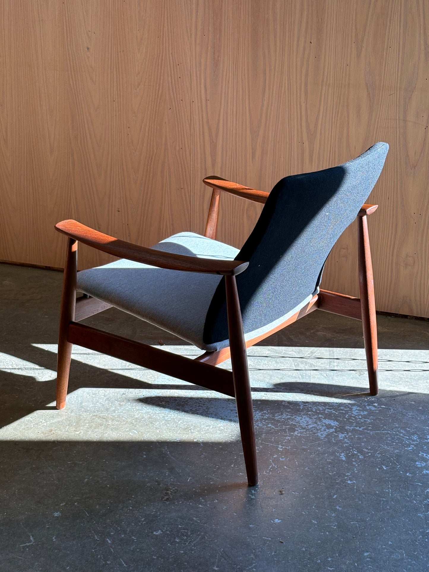 1960s Danish Teak FD138 Lounge Chair by Finn Juhl