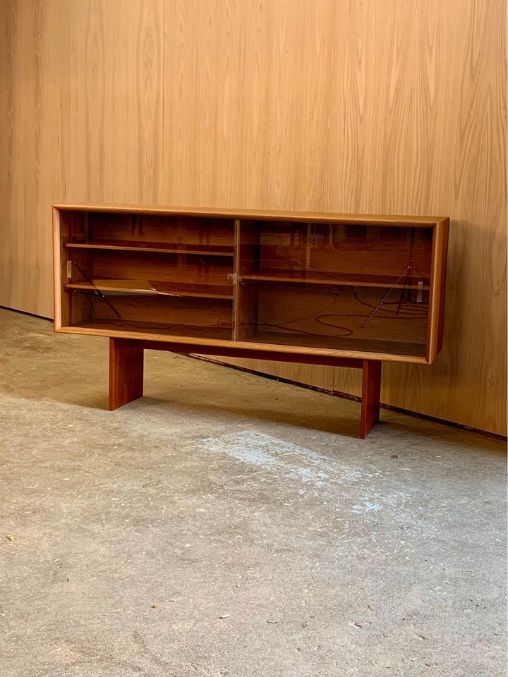 1960s Danish Teak Hutch  Cabinet