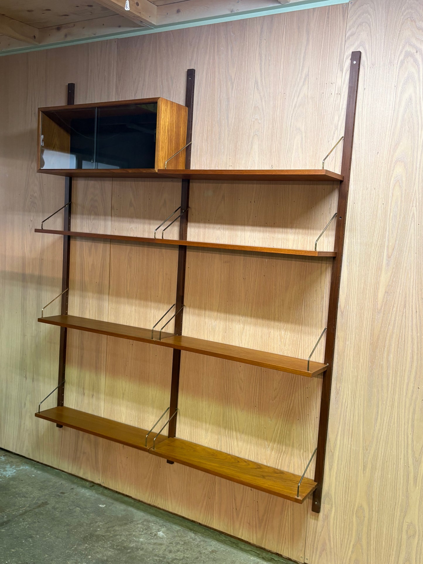 1960s Danish Teak Modular Royal System Bookcase by Poul Cadovius