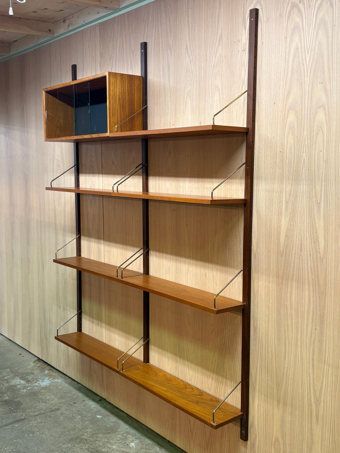 1960s Danish Teak Modular Royal System Bookcase by Poul Cadovius