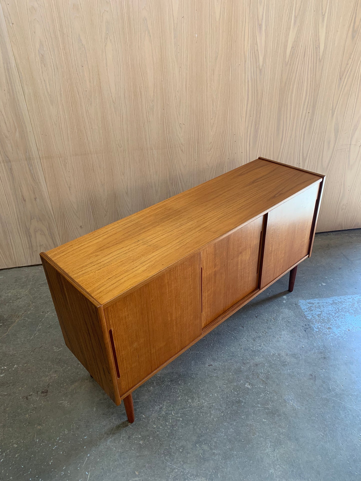 1960s Danish Teak Small Scale Credenza