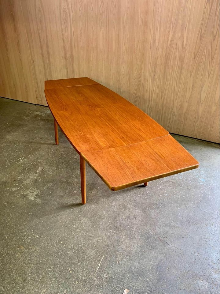 1960s Danish Teak and Oak Dining Table