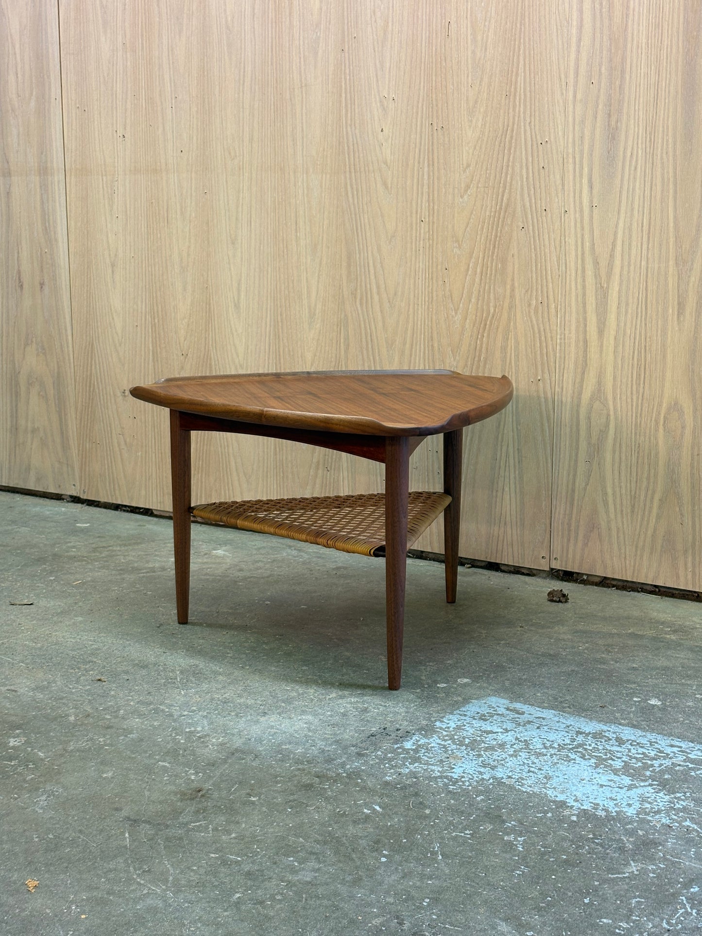 1960s Danish Walnut Coffee Table by Selig