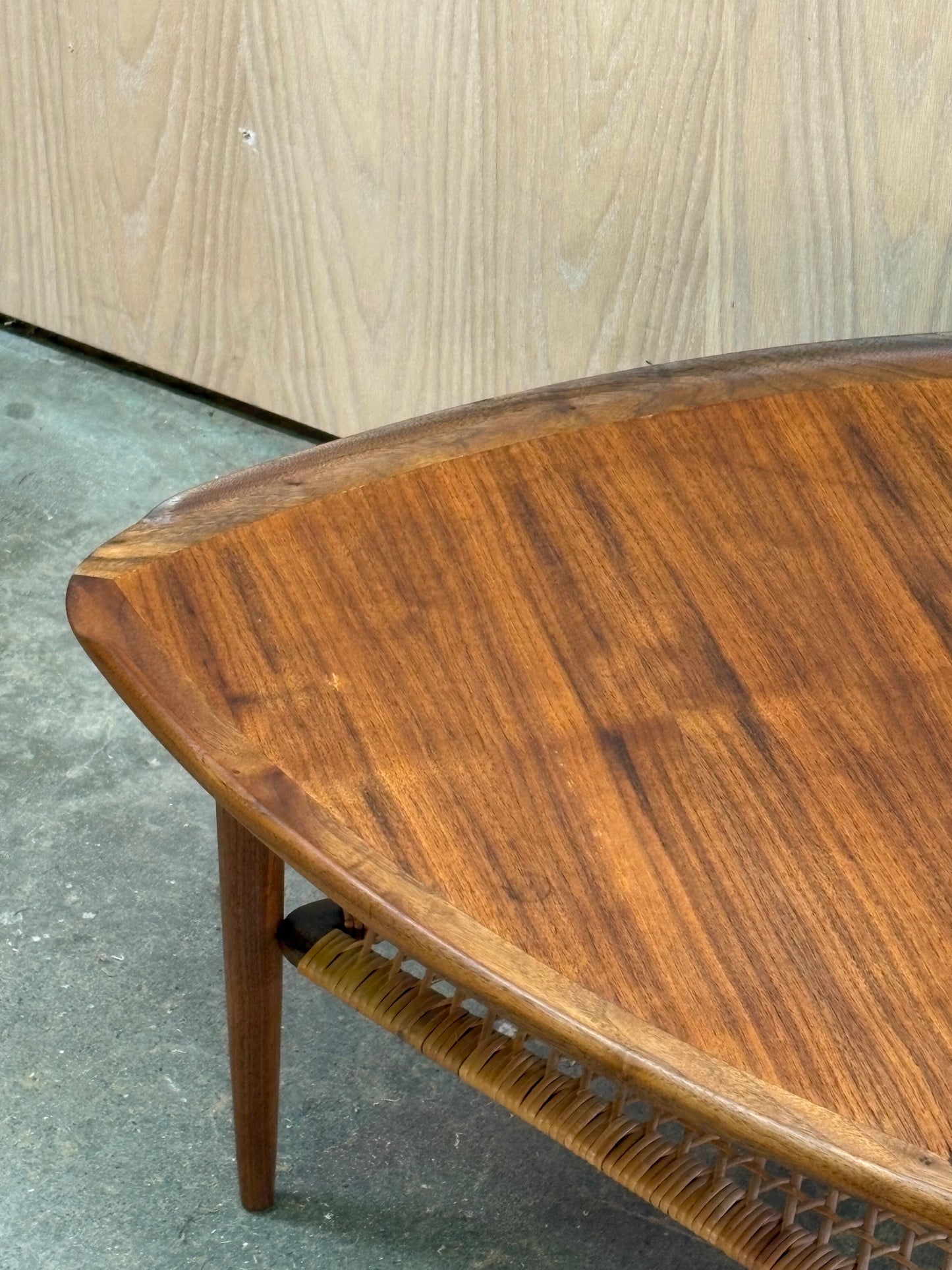 1960s Danish Walnut Coffee Table by Selig