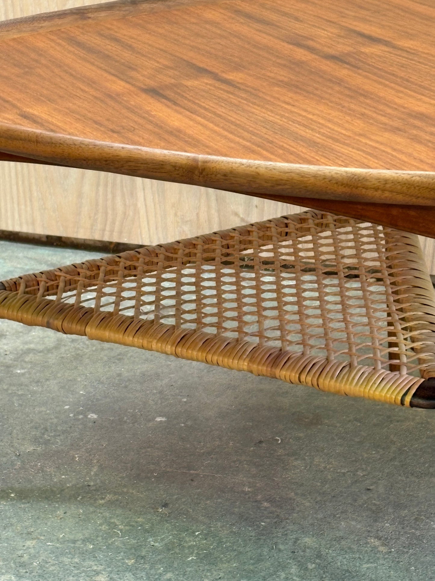 1960s Danish Walnut Coffee Table by Selig
