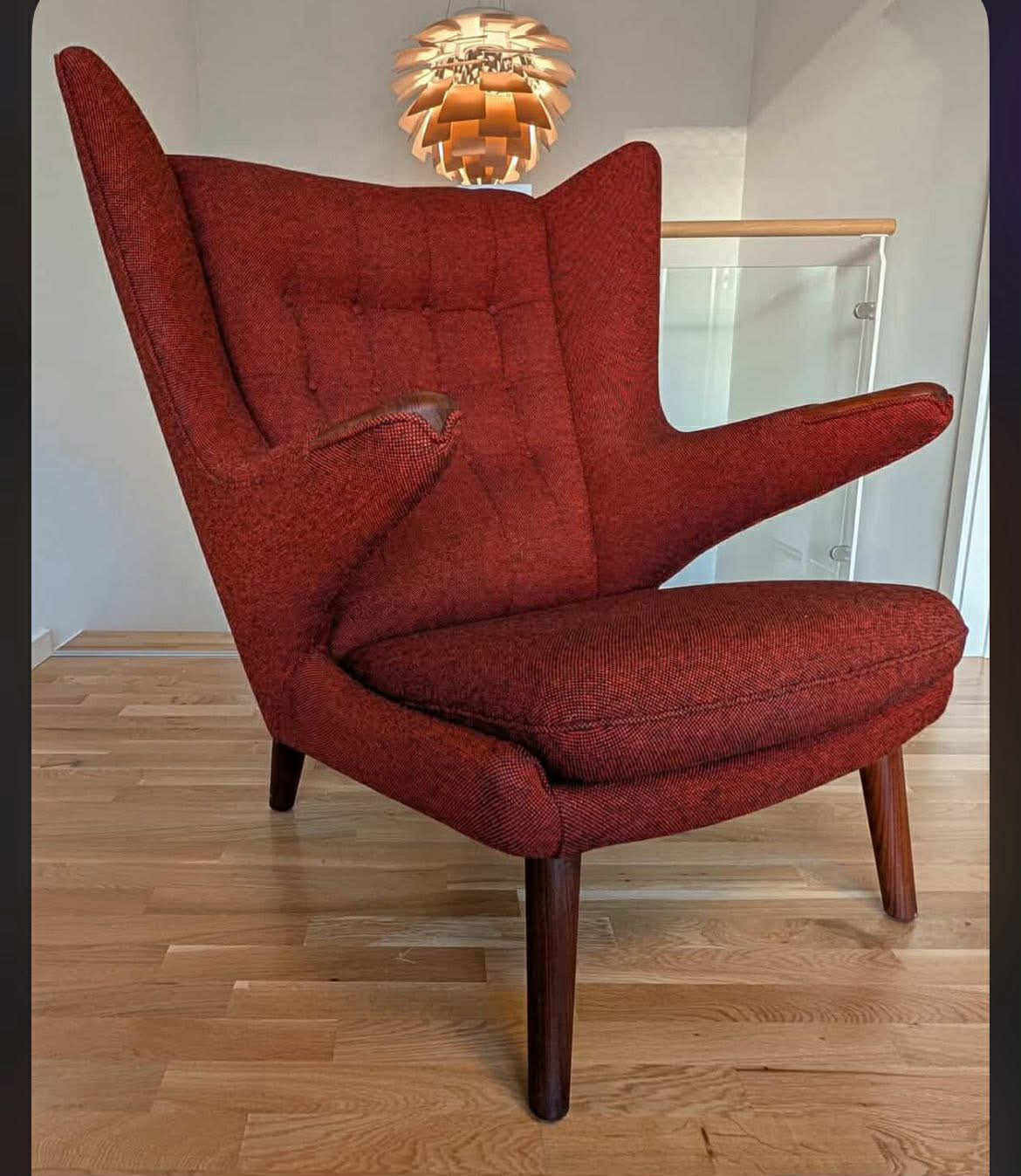 1960s Hans Wegner AP19 “Papa Bear” chair